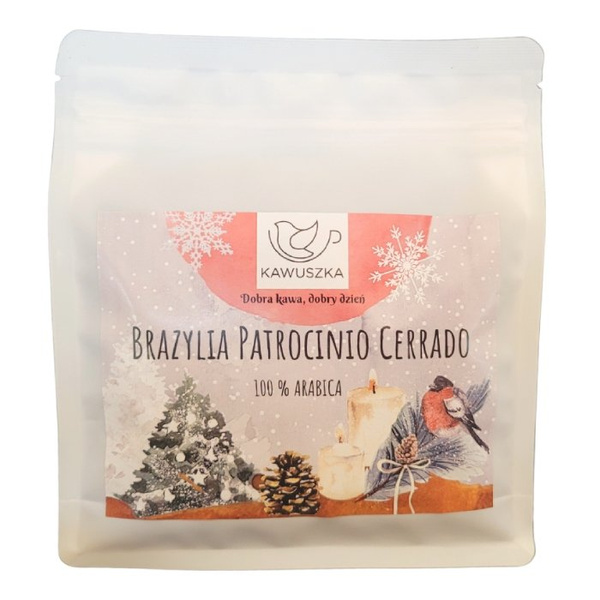 Zimowa kawa ziarnista Kawuszka Brazylia Patrocinio Cerrado 250g - NIEDOSTĘPNY