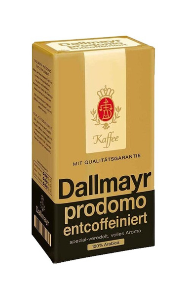 Kawa mielona Dallmayr Prodomo Bezkofeinowa 500g