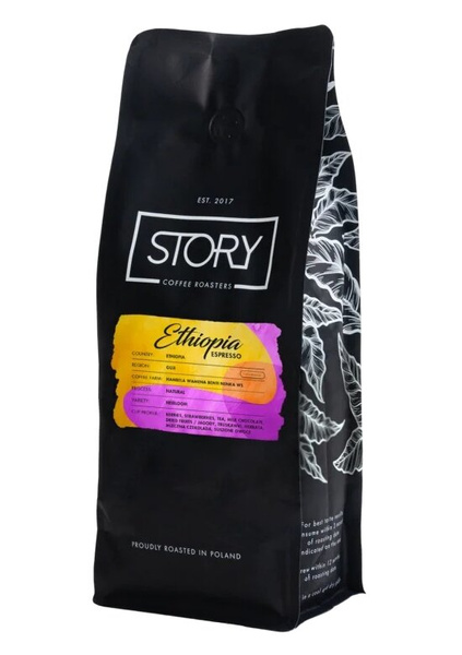 Kawa ziarnista Story Ethiopia Guji Natural Espresso 1kg
