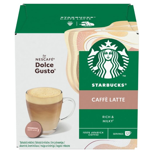 Kapsułki Nescafé Dolce Gusto STARBUCKS® Caffe Latte 12 sztuk