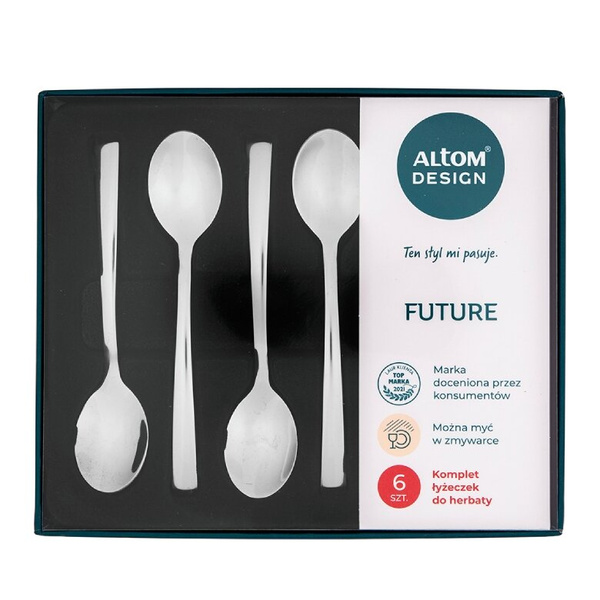 Zestaw łyżeczek do herbaty Altom Future Folk New - 6 szt.