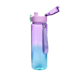 Butelka na wodę Majestic Sport Aura 560 ml - Fioletowo-niebieska