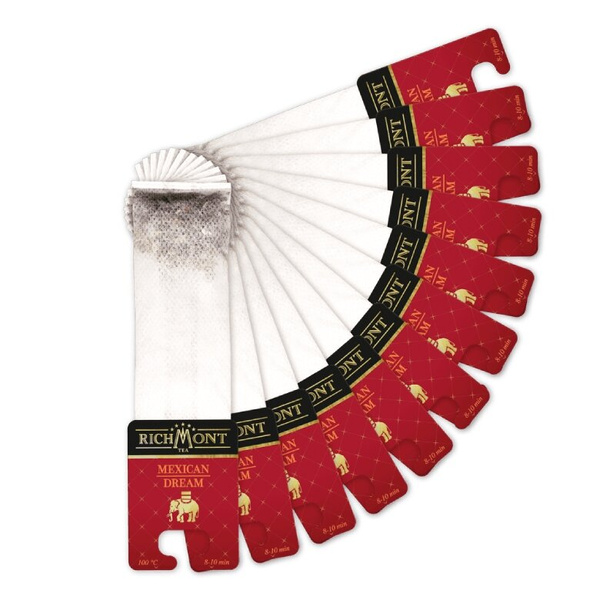 ZESTAW Herbata Richmont Mexican Dream 12 saszetek + Szklanka Richmont Hot 370ml