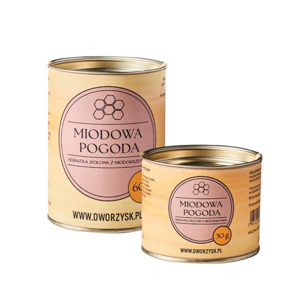 Herbatka ziołowa Dworzysk Miodowa Pogoda 60g