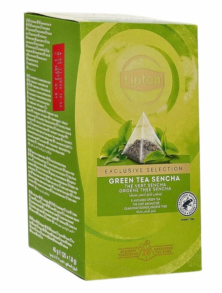 Zielona herbata Lipton Exclusive Selection Green Tea Sencha 25x1,8g 