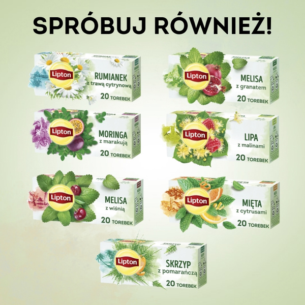 Herbatka ziołowa aromatyzowana Lipton Pokrzywa z mango 20x1,3g