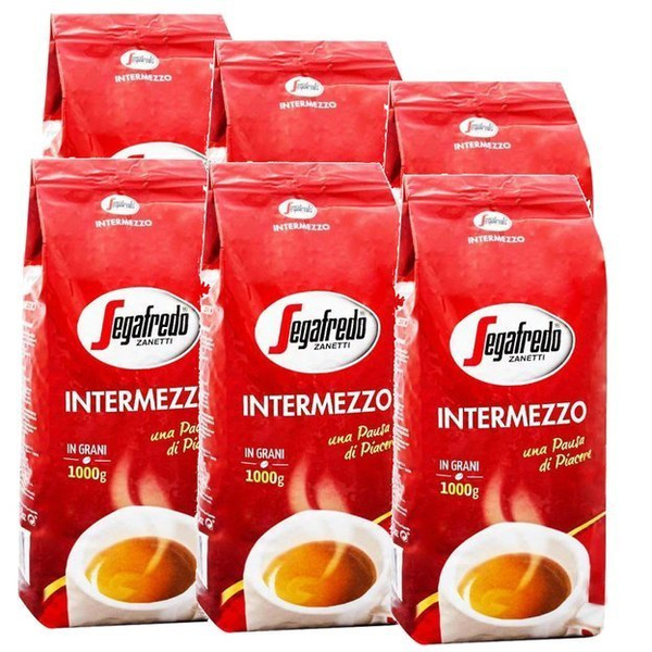 ZESTAW - Kawa ziarnista Segafredo Intermezzo 6x1kg