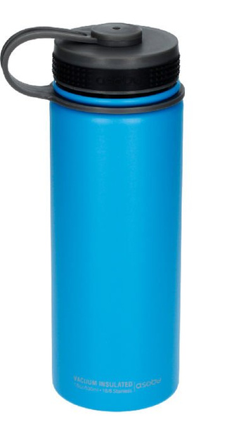 Asobu Alpine Flask - niebieska butelka termiczna 530 ml