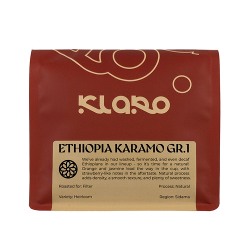 Kawa ziarnista Klaro Etiopia Karamo Gr. 1 Filtr 250g