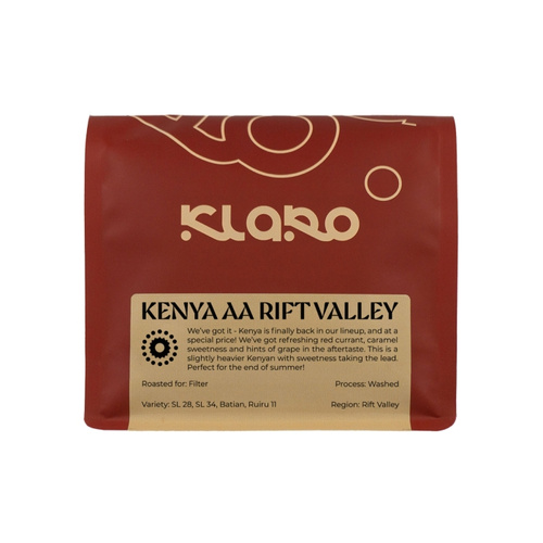 Kawa ziarnista Klaro Kenia AA Rift Valley Filtr 250g