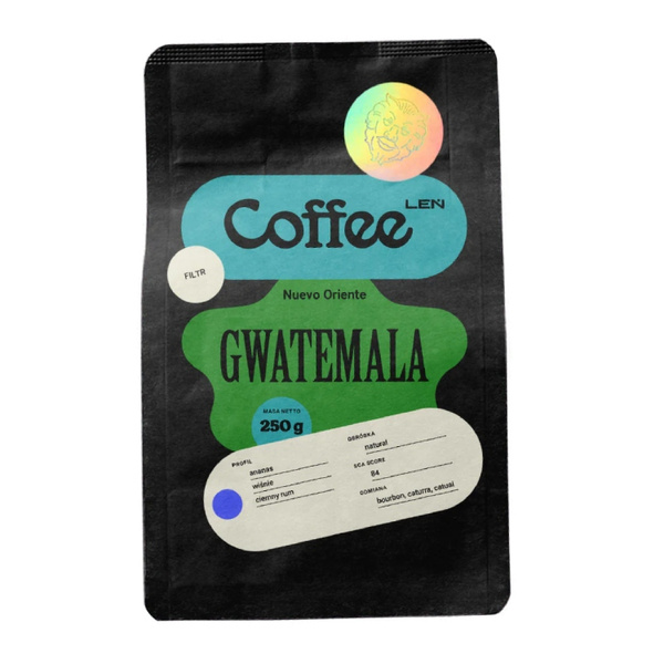 Kawa ziarnista Leń Coffee Gwatemala Nuevo Oriente 250g