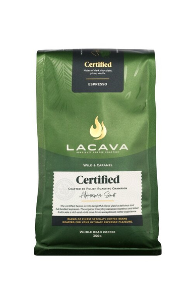 Kawa ziarnista LaCava Certified Espresso Blend BIO 350g