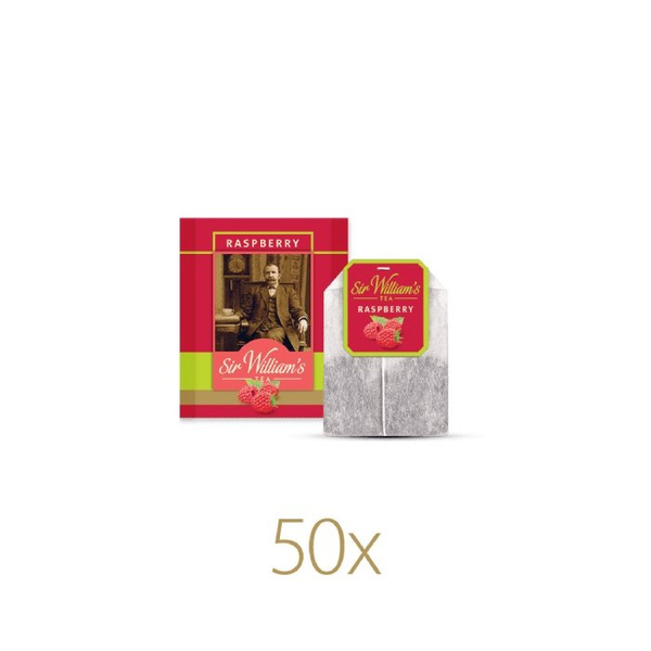 OUTLET - Owocowa herbata Sir Williams Tea Raspberry 50x2,4g