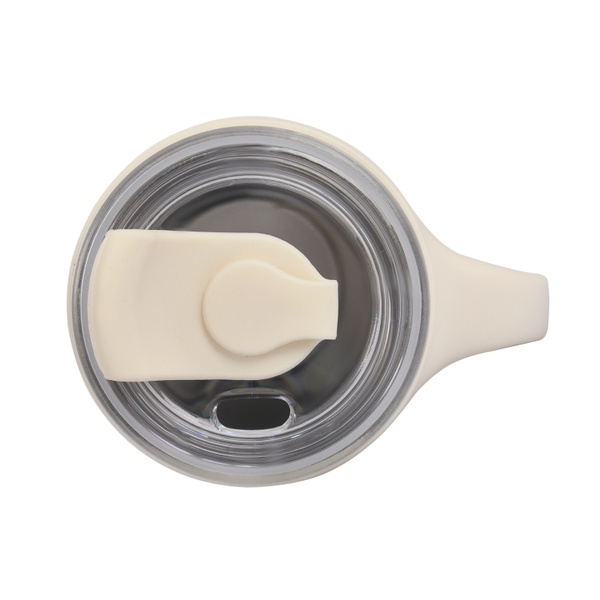 Kubek termiczny ze słomką Majestic Sport Jelly 650 ml - Biały