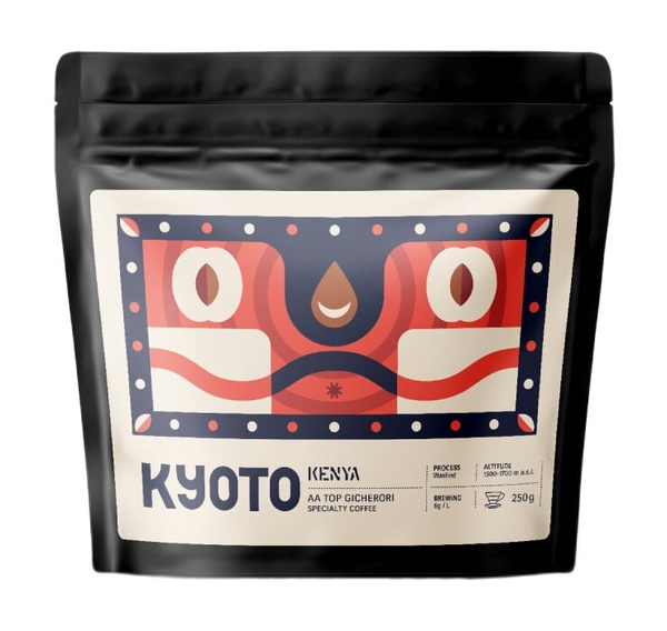 Kawa ziarnista KYOTO Kenia AA Top Gichrori Filtr 250g - NIEDOSTĘPNY