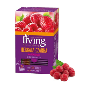 Herbata czarna Irving malinowa 20x1,5g