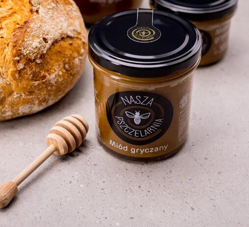 Miód gryczany Nasza Pszczelarnia 190g