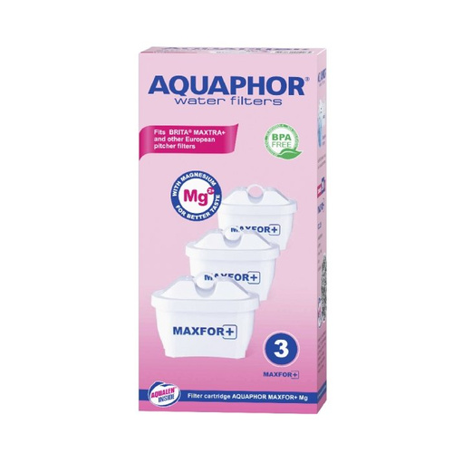 Wkład filtrujący wodę AQUAPHOR Mg+ - 3 sztuki