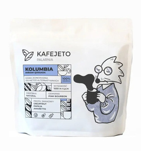Kawa ziarnista Kafejeto Palarnia Kolumbia Miriam Quesada 250g - NIEDOSTĘPNY