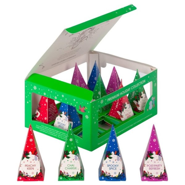 Herbata świąteczna English Tea Shop Green Prism 12x2g – NIEDOSTĘPNY