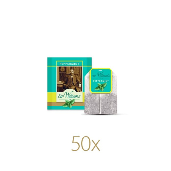Zielona herbata Sir Williams Tea Peppermint 50x1,6g