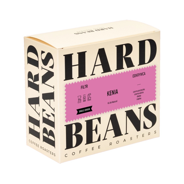 Kawa ziarnista Hard Beans Kenia Kii AA Natural 250g
