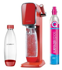 Saturator do wody gazowanej SodaStream Art - Mandarin Red zestaw startowy - opinie w konesso.pl