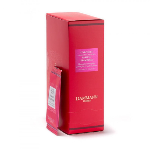 Herbata owocowa Dammann Carcadet Passion Framboise 24 saszetki