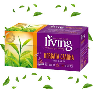 Herbata czarna Irving w saszetkach 25x2,5g