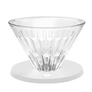 Szklany dripper Timemore Crystal Eye 02 White