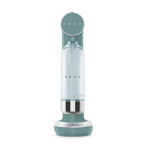 Saturator do gazowania wody Smeg SKC01EGM - Szmaragdowy Mat