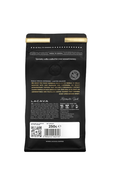 Kawa ziarnista LaCava Tanzania Ngila Estate Espresso 250g – NIEDOSTĘPNY