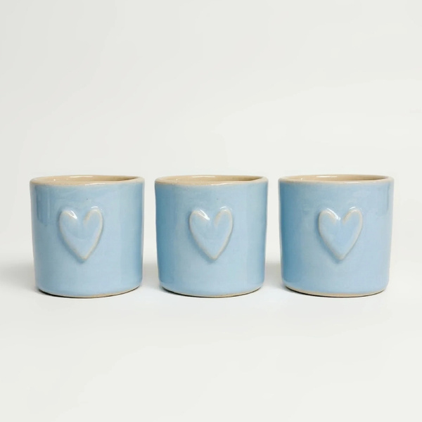 Kubek do espresso Pot Pot Baby Blue Heart 100ml