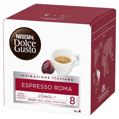 OUTLET - Kapsułki Nescafé Dolce Gusto Espresso Roma 16 sztuk