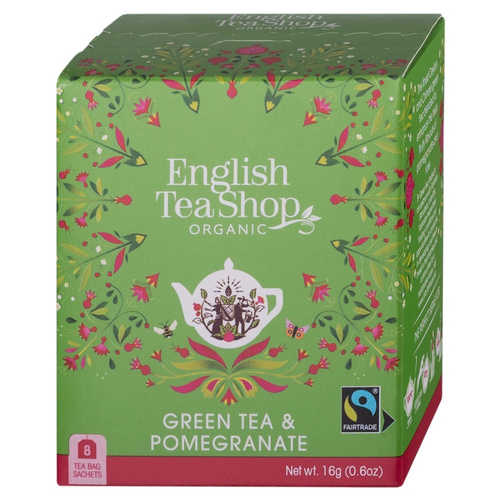 Herbata English Tea Shop Green Tea & Pomegranate 8x2g