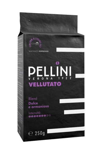 Kawa mielona Pellini Espresso Bar Vellutato No.1 250g - opinie w konesso.pl