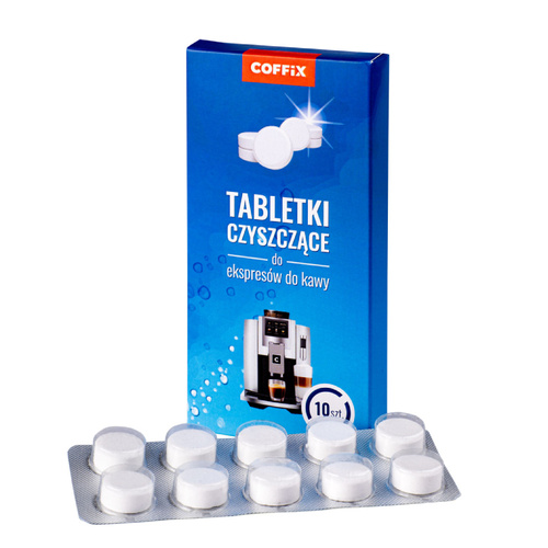 Tabletki do czyszczenia ekspresów do kawy Coffix 10 sztuk - opinie w konesso.pl