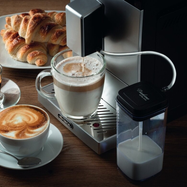 Ekspres do kawy Ariete 1453/01 Diadema Cappucino - Srebrny + 2KG KAWY GRATIS