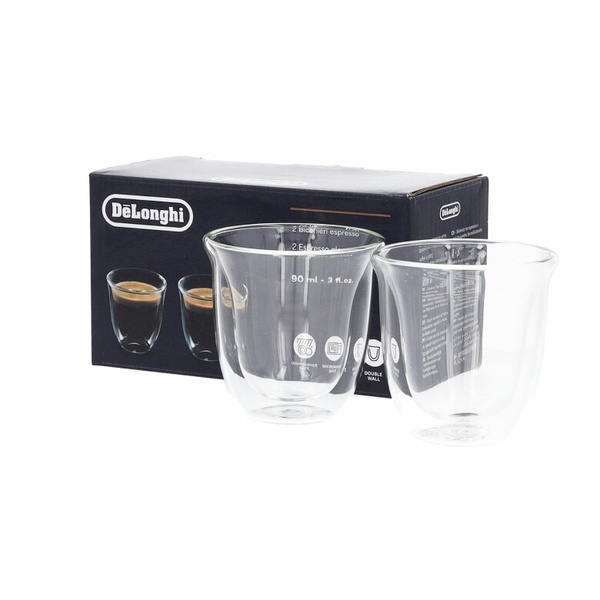 Szklaneczki DeLonghi do espresso 90 ml - 2szt