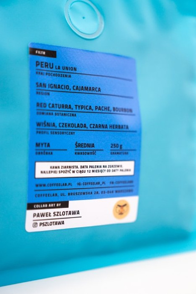 Kawa ziarnista Coffeelab Peru La Union 250g - NIEDOSTĘPNY