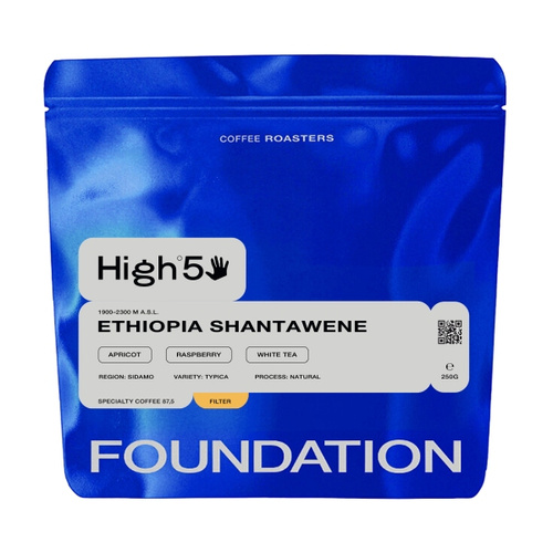 Kawa ziarnista Foundation Coffee Roasters High5 Ethiopia Shantawene Filtr 250g