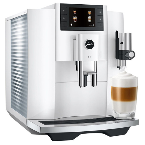 OUTLET 11356 - Ekspres do kawy Jura E8 Piano White (EC)