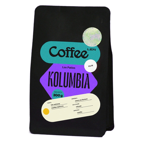 Kawa ziarnista Leń Coffee Kolumbia Los Patios Filtr 200g