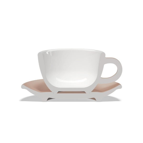 Filiżanka do cappuccino Club House Tulipano 210ml - Piaskowa