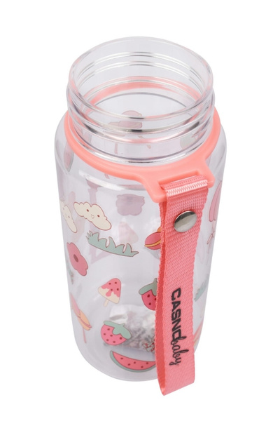 Butelka na wodę dla dzieci Casno Willy 400 ml - Różowa