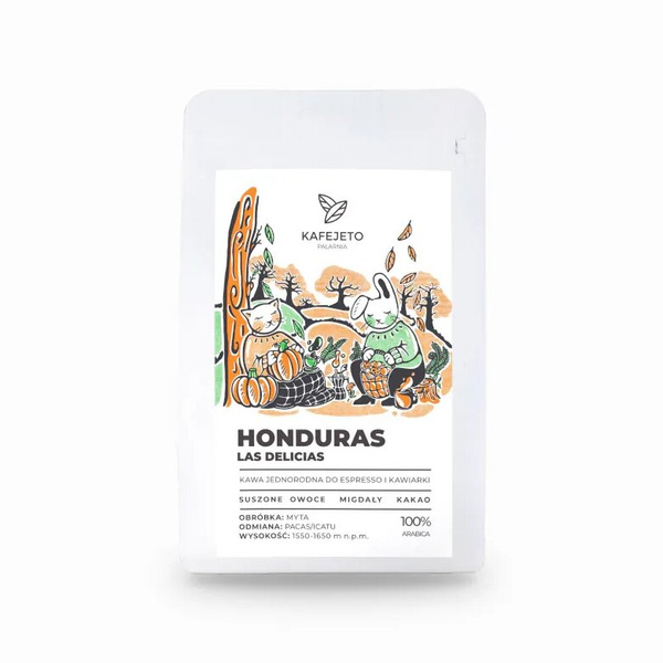 Kawa ziarnista Kafejeto Jesienny Honduras Las Delicias Espresso 250g – NIEDOSTĘPNY