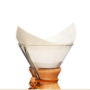 Filtry papierowe kwadratowe CHEMEX FS-100 6, 8, 10 filiżanek - 100 sztuk - opinie w konesso.pl