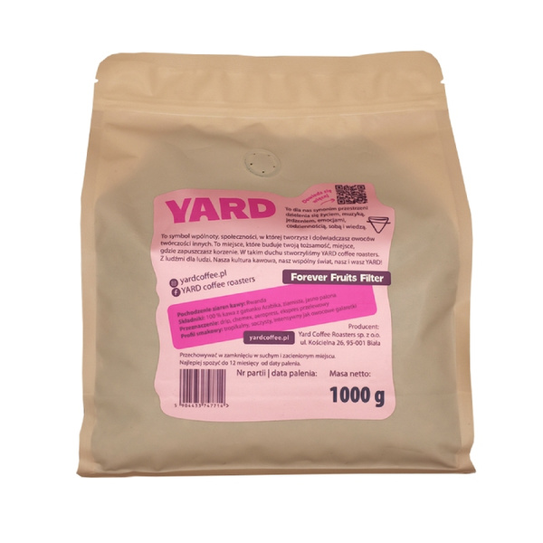 Kawa ziarnista YARD Coffee Roasters Forever Fruits Filter 1kg