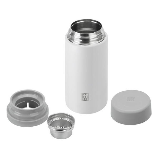 Pojemnik termiczny z zaparzaczem do herbaty Zwilling Thermo Biały - 420 ml - NIEDOSTĘPNY