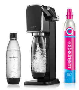 OUTLET - Saturator do wody gazowanej SodaStream Art - Czarny zestaw